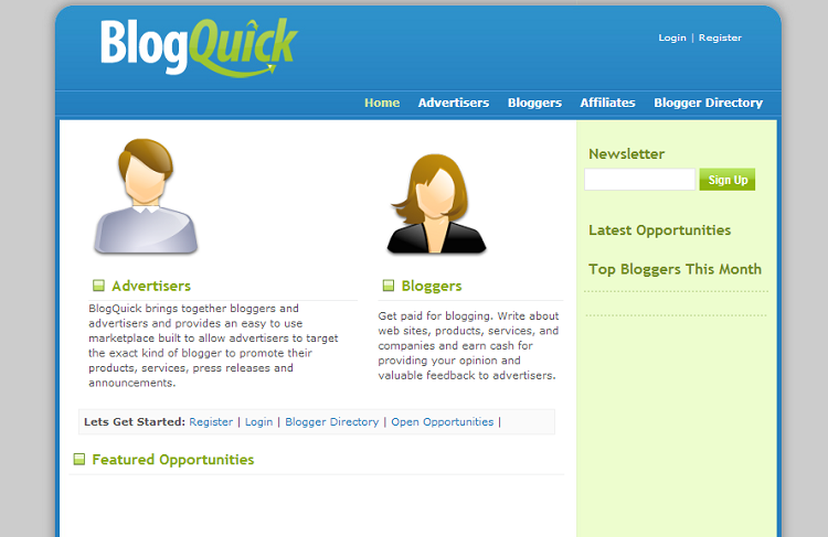 BlogQuick - Get Paid For Blogging reviewme clone script