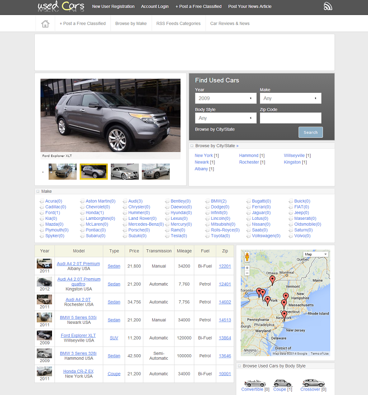 Classifieds Ads - Used Cars auto trader clone script