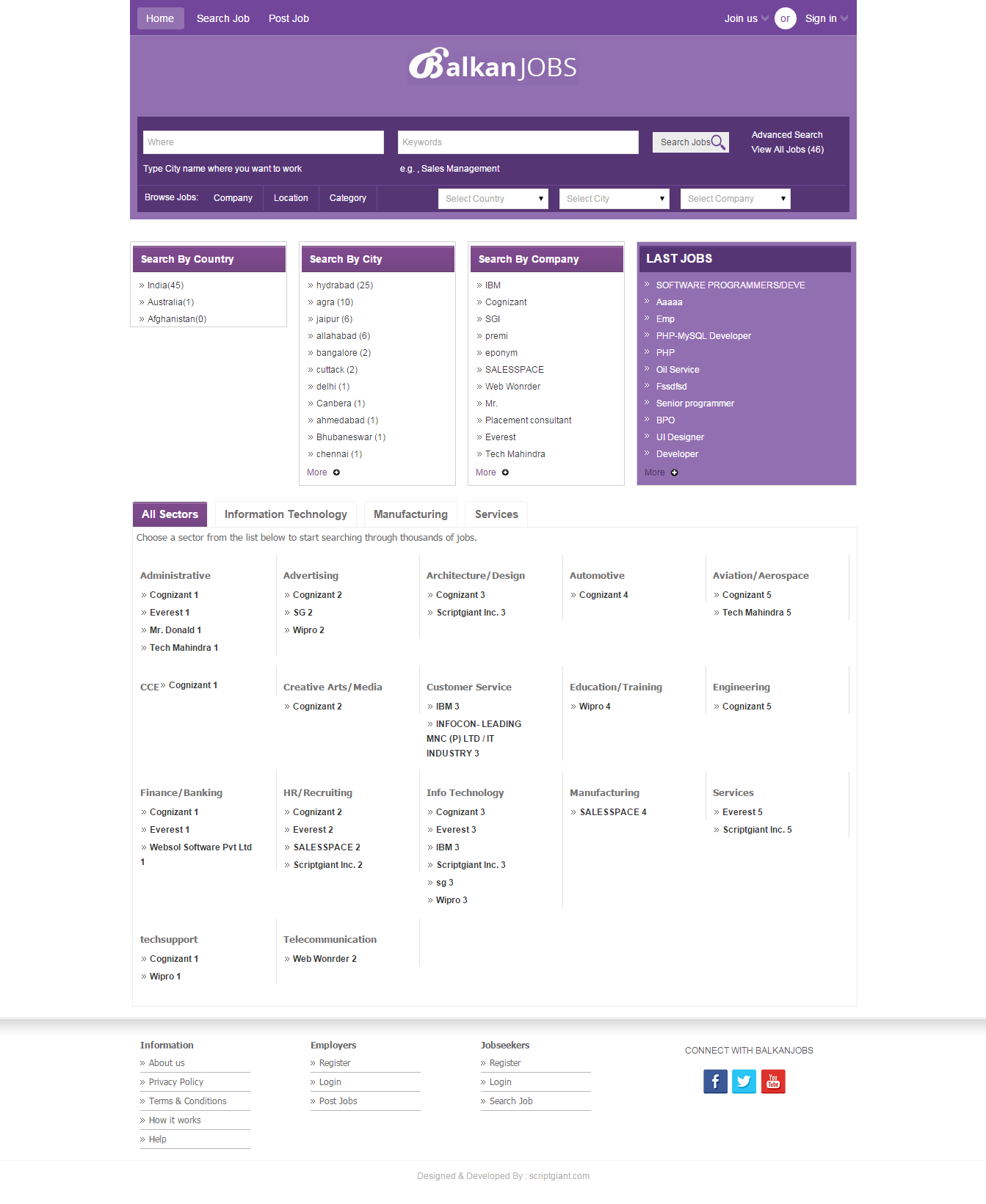 Job Board Software - 99 Clone Scripts