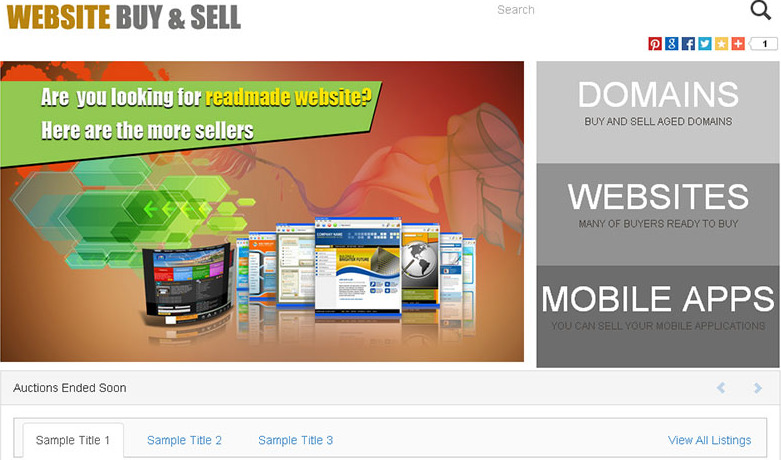 Website Auction Script - 99 Clone Scripts