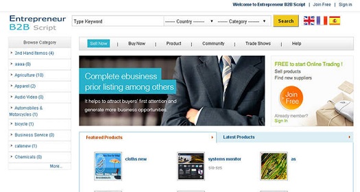 B2B Marketplace Script / Alibaba Clone Script - 99 Clone Scripts