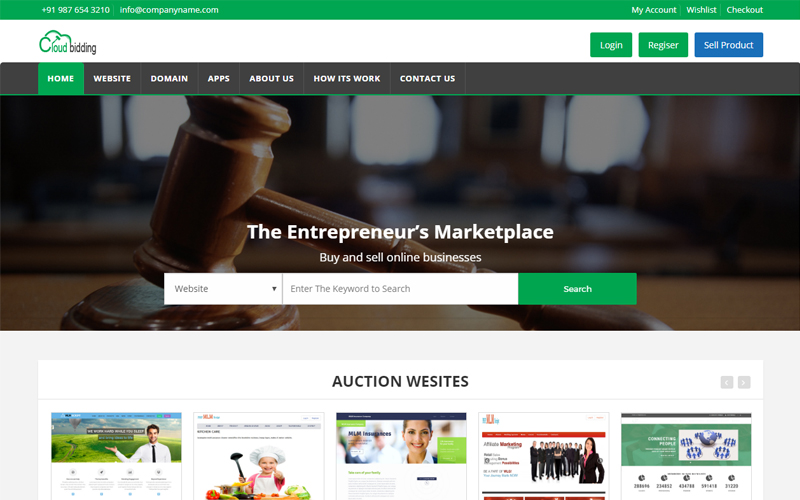 Online Auction Script | Auction Script php - 99 Clone Scripts