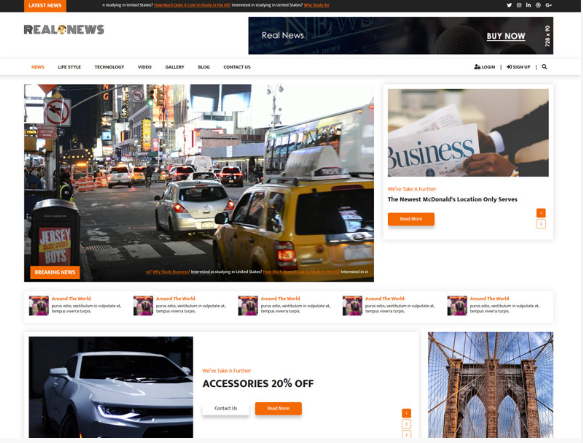 News Website Templates Free Download Html With Css - Templates ...